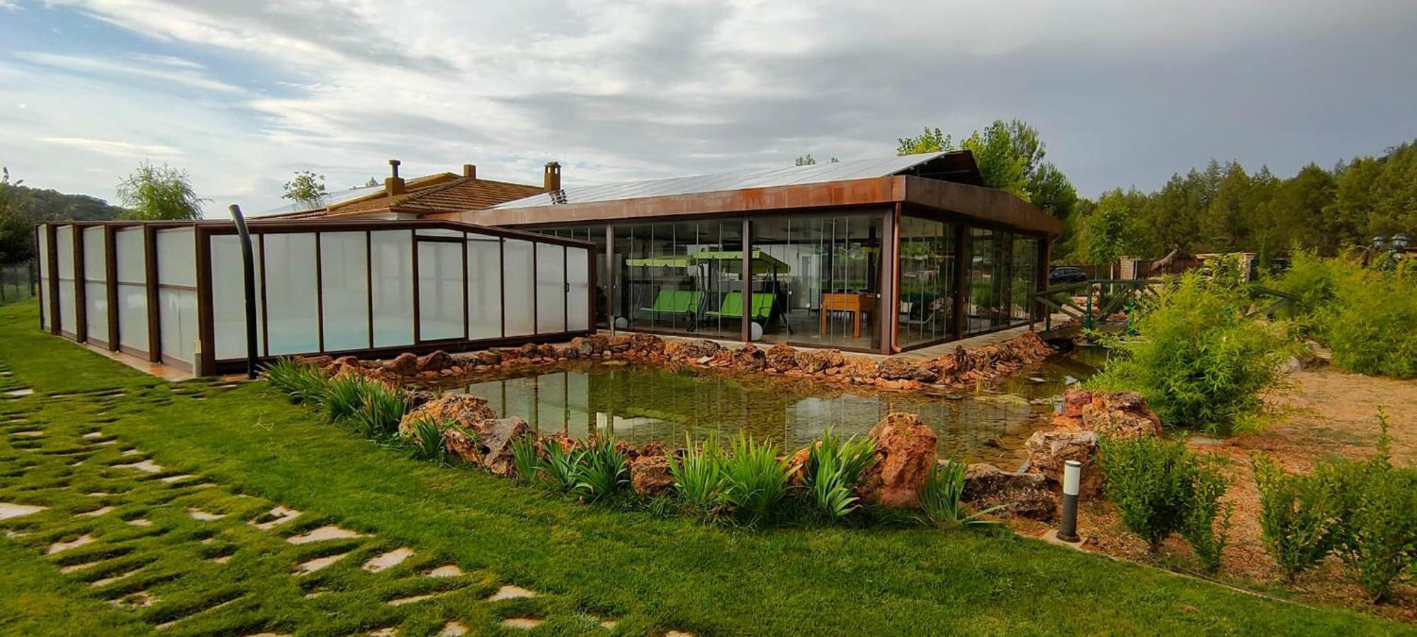 Casas Rurales Laguna La Tinaja 오사 데 몬티엘 외부 사진